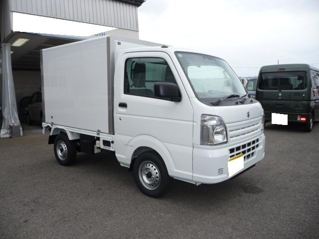 キャリイトラック 　冷凍車－５℃〜＋２０℃設定☆スタンバイ付☆２ＷＡＹ助手席側スライド仕様☆積載量３５０ｋｇ☆スズキセーフティサポート☆デュアルカメラブレーキサポート☆誤発進制御機能☆ブレーキ制御付後方誤発進制御機能（4枚目）