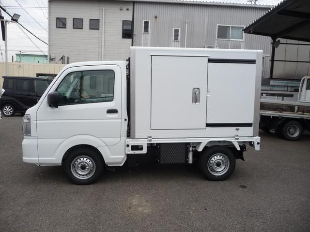 キャリイトラック 　冷凍車－５℃〜＋２０℃設定☆スタンバイ付☆２ＷＡＹ助手席側スライド仕様☆積載量３５０ｋｇ☆スズキセーフティサポート☆デュアルカメラブレーキサポート☆誤発進制御機能☆ブレーキ制御付後方誤発進制御機能（8枚目）