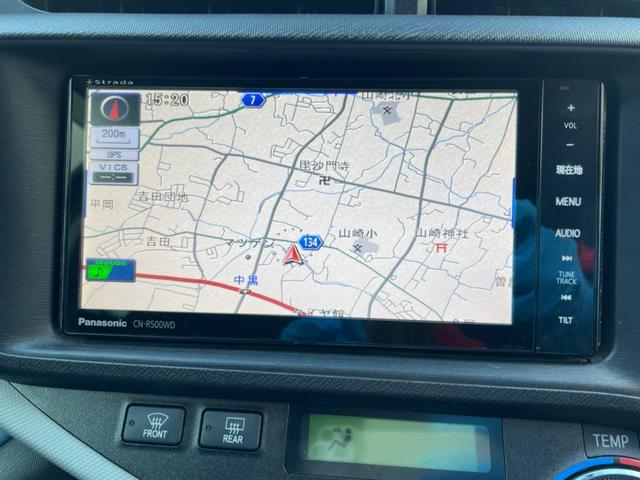 S プッシュスタート シートヒーター 社外ナビ 地デジTV ETC バックカメラ ステアリングリモコン キーレス フォグライト オートライト 走行モード切替 オートエアコン ヘッドライトウォッシャー(19枚目)
