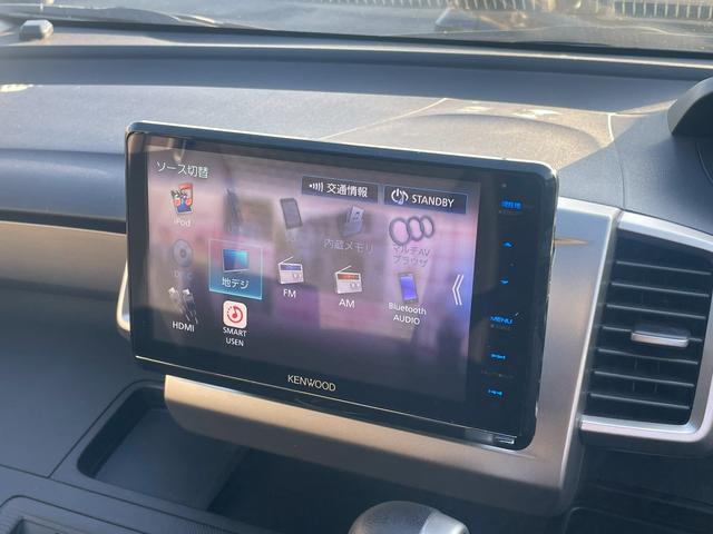 フリードスパイクハイブリッド ハイブリッド　車両品質評価書付・Ｋｅｎｗｏｏｄフローティングナビ・バックカメラ・Ｂｌｕｅｔｏｏｔｈ・ＤＶＤ・ＣＤ・ＥＴＣ・フルセグ・オートエアコン・両側スライドドア・社外アルミホイール・横滑り防止（7枚目）