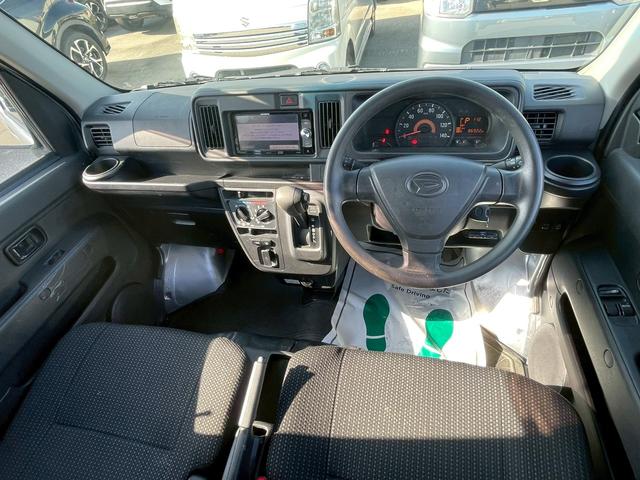 ハイゼットカーゴ ＤＸ　ＳＡＩＩＩ　ナビ・衝突軽減ブレーキ・オートハイビーム・クリアランスソナー・ＥＴＣ・フルセグＴＶ・ＤＶＤ・ＣＤ・パワーウインドウ・両側スライドドア・ヘッドライトレベライザー・ＦＭ・ＡＭ（62枚目）