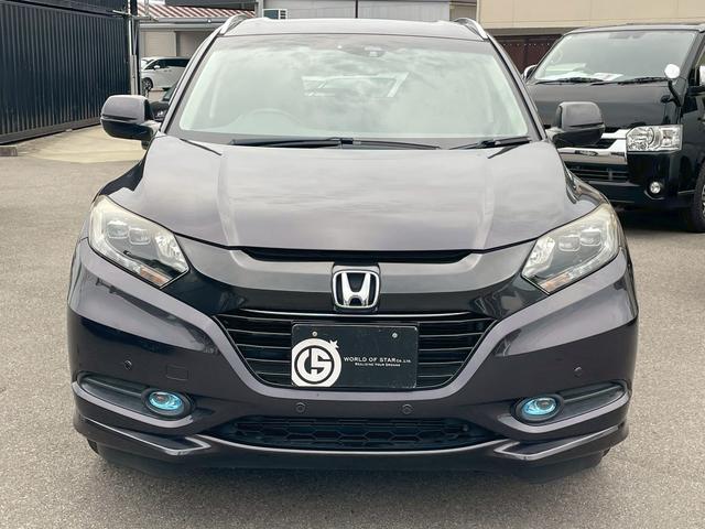 ヴェゼル ハイブリッドZ 純正ナビ・バックカメラ・衝突軽減ブレーキ・ハーフレザーシート・シートヒーター・LEDヘッドライト・クルーズコントロール・ルーフレール・ETC・Bluetooth・フルセグ・DVD・オートエアコン(11枚目)