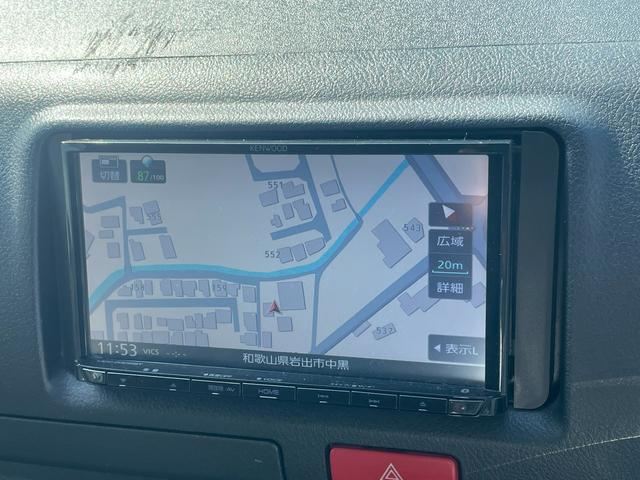 ハイエースバン ＤＸ　ＧＬパッケージ　ＬＥＤヘッドライト・衝突軽減ブレーキ・助手席エアバック・バックカメラ・ナビ・Ｂｌｕｅｔｏｏｔｈ・オートヘッドライト・トヨタセーフティセンス・ビルトインＥＴＣ・ＤＶＤ・ＣＤ・両側スライドドア（6枚目）