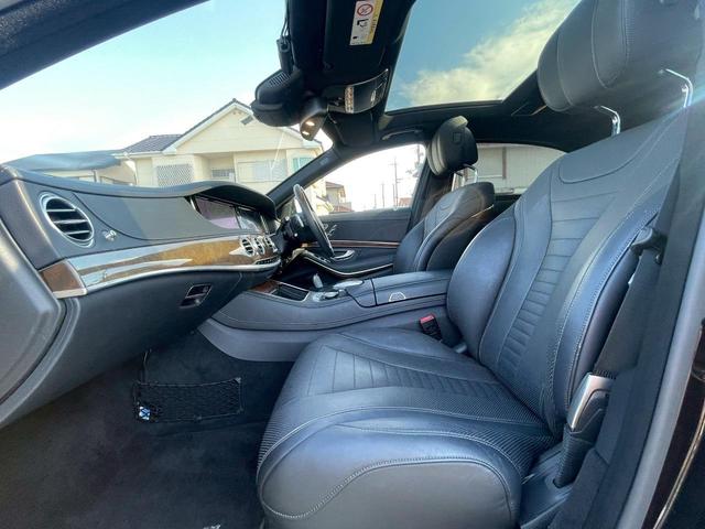 Sクラス S550ロング 全方位カメラ・ブルメスターサウンド・・レーダーセーフティパッケージ・エアバランスパッケージ・Bluetooth・ETC・ムーンルーフ・BSM・アダブティブクルーズコントロール・パワーシート(56枚目)