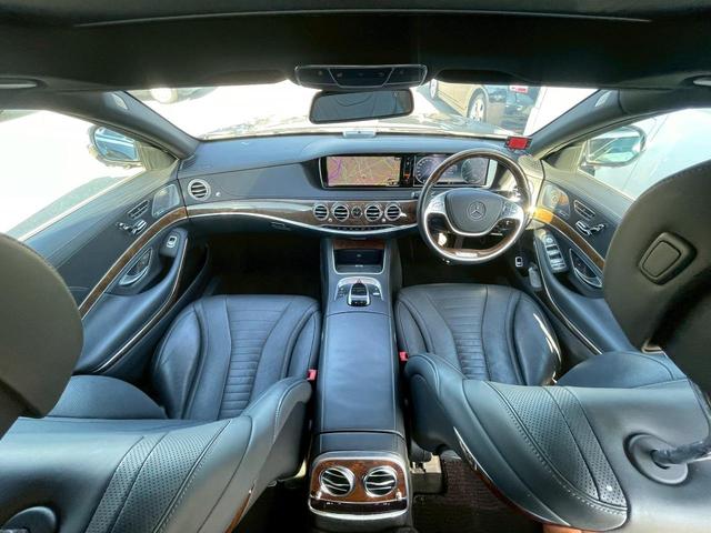 Sクラス S550ロング 全方位カメラ・ブルメスターサウンド・・レーダーセーフティパッケージ・エアバランスパッケージ・Bluetooth・ETC・ムーンルーフ・BSM・アダブティブクルーズコントロール・パワーシート(64枚目)