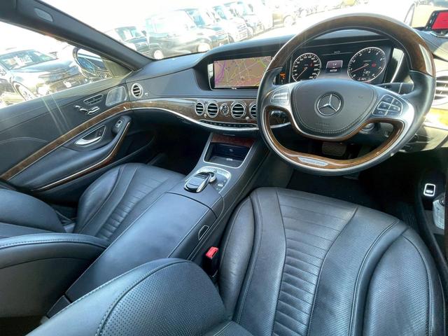 Sクラス S550ロング 全方位カメラ・ブルメスターサウンド・・レーダーセーフティパッケージ・エアバランスパッケージ・Bluetooth・ETC・ムーンルーフ・BSM・アダブティブクルーズコントロール・パワーシート(65枚目)