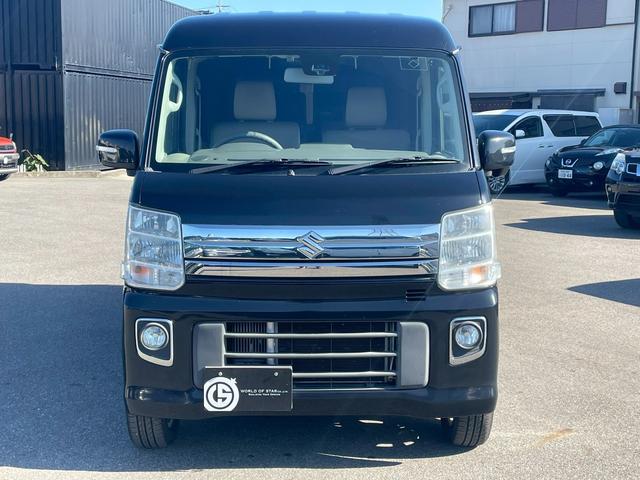 エブリイワゴン ナビ・衝突軽減ブレーキ・両側パワースライドドア・フォグライト・ETC・オートステップ・リアヒーター・Bluetooth・DVD・CD・フルセグ・オートエアコン・スズキセーフティサポート・オートライト(9枚目)