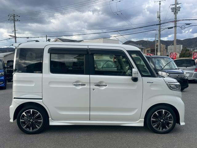 スペーシアカスタム ハイブリッドXS 8インチナビ・バックカメラ・衝突軽減ブレーキ・両側パワースライドドア・障害物センサー・Bluetooth・シートヒーター・ステアリングスイッチ・ビルトインETC・DVD・CD・フルセグ・オートライト(13枚目)