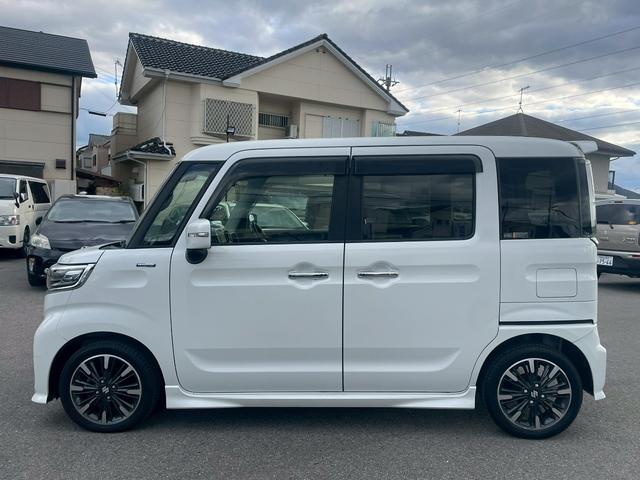 スペーシアカスタム ハイブリッドXS 8インチナビ・バックカメラ・衝突軽減ブレーキ・両側パワースライドドア・障害物センサー・Bluetooth・シートヒーター・ステアリングスイッチ・ビルトインETC・DVD・CD・フルセグ・オートライト(14枚目)