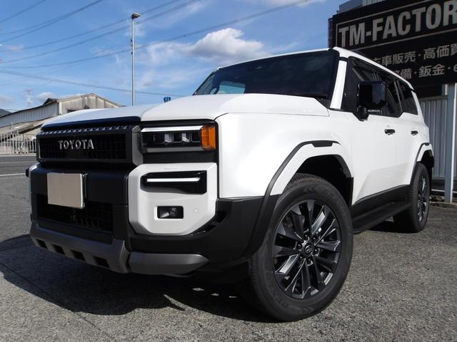 ランドクルーザー250 ZX ダークチェスナット本革シート サンルーフ 純正20インチアルミホイル モデリスタ 純正ナビTV ETC 走行中TVOK ディーゼル 7人乗り(2枚目)