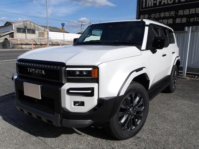 ランドクルーザー250 ZX ダークチェスナット本革シート サンルーフ 純正20インチアルミホイル モデリスタ 純正ナビTV ETC 走行中TVOK ディーゼル 7人乗り(3枚目)