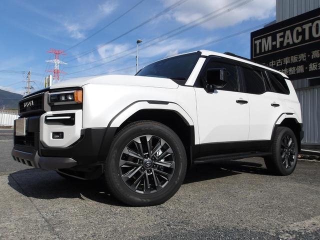 ランドクルーザー250 ZX ダークチェスナット本革シート サンルーフ 純正20インチアルミホイル モデリスタ 純正ナビTV ETC 走行中TVOK ディーゼル 7人乗り(4枚目)