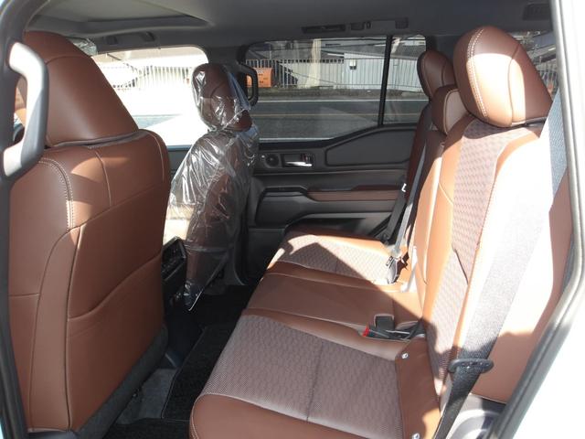 ランドクルーザー250 ZX ダークチェスナット本革シート サンルーフ 純正20インチアルミホイル モデリスタ 純正ナビTV ETC 走行中TVOK ディーゼル 7人乗り(35枚目)