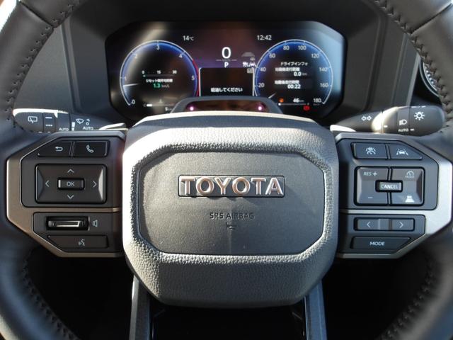 ランドクルーザー250 ZX ダークチェスナット本革シート サンルーフ 純正20インチアルミホイル モデリスタ 純正ナビTV ETC 走行中TVOK ディーゼル 7人乗り(45枚目)