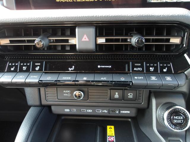 ランドクルーザー250 ZX ダークチェスナット本革シート サンルーフ 純正20インチアルミホイル モデリスタ 純正ナビTV ETC 走行中TVOK ディーゼル 7人乗り(53枚目)