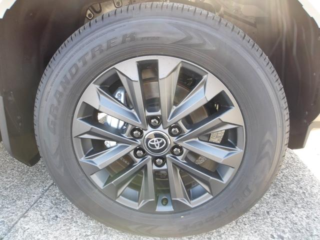 ランドクルーザー250 ZX ダークチェスナット本革シート サンルーフ 純正20インチアルミホイル モデリスタ 純正ナビTV ETC 走行中TVOK ディーゼル 7人乗り(62枚目)