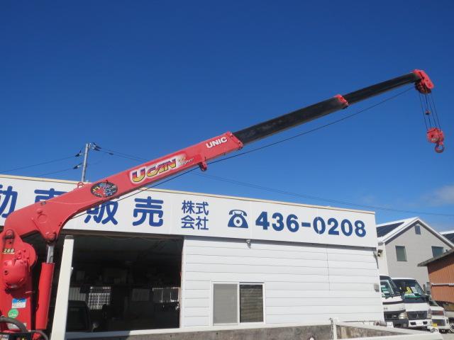 デュトロ 　２ｔ全低床標準ロング　２．６ｔ３段ユニッククレーンフックイン　ラジコン　６速マニュアルミッション　　４，０００ｃｃディーゼルターボ　電格ミラー　集中ロック　ＥＳ　ＥＴＣ　旧レンタカー（16枚目）
