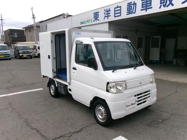 ミニキャブトラック  中温冷蔵冷凍車 左右サイドドア AT車 4WD(切替式) 社外ナビ・TV バックカメラ タイミングベルト交換済みシールあり リースアップ車(2枚目)