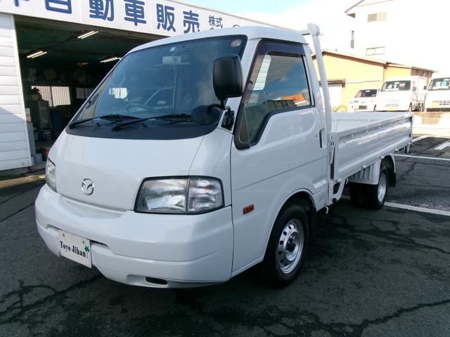ボンゴトラック 　１ｔ低床Ｗタイヤ平ボディ　エアコン　パワステ　パワーウィンドウ　エアーバック　５速マニュアルミッショ　集中ロック　電動ミラー　２人乗り　１，８００ｃｃガソリン車　外装仕上げ済み　リースアップ車（2枚目）