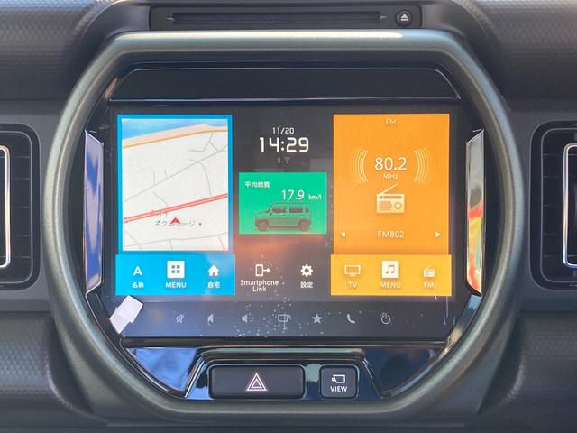 ハスラー タフワイルド　３型　　デモカー使用車　全方位ナビ　ＡＣＣ　デュアルカメラブレーキサポート（前後衝突軽減ブレーキ）　全方位モニター付きメモリーナビゲーション（Ｂｌｕｅｔｏｏｔｈ対応）　ＬＥＤヘッドライト　オートライト　オートエアコン　シートヒーター　ＡＣＣ（26枚目）