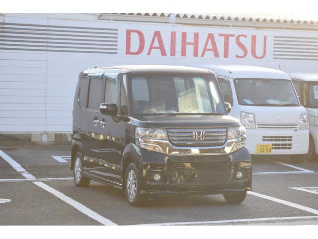 Ｎ－ＢＯＸカスタム Ｇ　Ｇ　両側スライド・左側電動スライドドア　ＨＩＤ　スマートキー　アイドリングストップ　電動格納ミラー　ベンチシート　ＣＶＴ　盗難防止システム　ＡＢＳ　ＥＳＣ　地デジナビ（34枚目）
