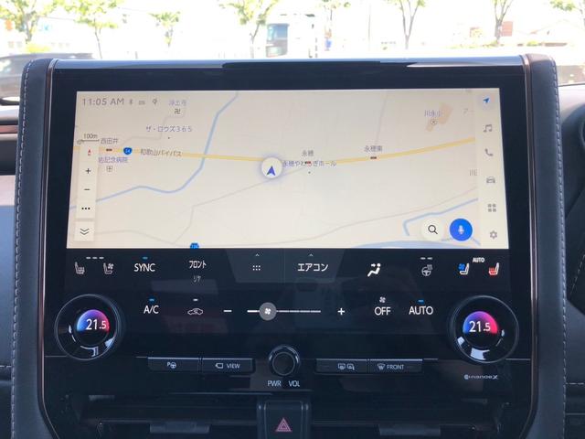 アルファード Ｚ　トヨタチームメイト／デジタルインナー／左右独立ムーンルーフ／サイド電動サンシェード／モデリスタエアロＦＳＲ／シグネチャーイルミブレード／１２．１後席モニター／サイドバイザー／フルセグＴＶ／ＨＤＭＩ（33枚目）