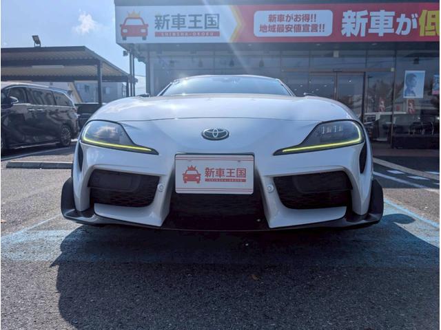 スープラ 　ＧＲフロントスポイラー／ＧＲサイドスカート／ＧＲリアサイドスポイラー／ＧＲトランクスポイラー／ＧＲ１９鍛造アルミホイール／ＧＲサイドドアガーニッシュ／純正ナビ／フルセグＴＶ／バックカメラ／ＥＴＣ車載器（5枚目）