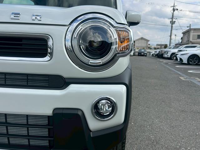 ハスラー ハイブリッドＸ　届け出済未使用車／ＬＥＤヘッドライト／アダプティブクルーズコントロール／オートライトシステム／クリアナンスソナー／電動格納ミラー／デュアカメラブレーキサポート／リアパーキングセンサー／車線逸脱警報機能（18枚目）