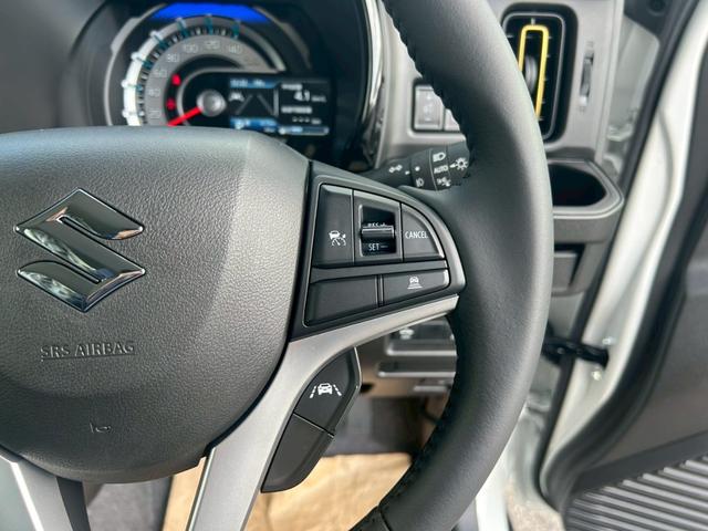 ハスラー ハイブリッドＸ　届け出済未使用車／ＬＥＤヘッドライト／アダプティブクルーズコントロール／オートライトシステム／クリアナンスソナー／電動格納ミラー／デュアカメラブレーキサポート／リアパーキングセンサー／車線逸脱警報機能（23枚目）