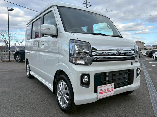 エブリイワゴン PZターボスペシャル ハイルーフ/登録済未使用車/LEDヘッドライト/両側パワースライドドア/フロントフォグランプ/コーナーセンサー/車線逸脱警報システム/横滑防止システム/パワーウィンドー/電動格納ミラー/シートヒーター(6枚目)