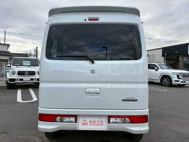 エブリイワゴン PZターボスペシャル ハイルーフ/登録済未使用車/LEDヘッドライト/両側パワースライドドア/フロントフォグランプ/コーナーセンサー/車線逸脱警報システム/横滑防止システム/パワーウィンドー/電動格納ミラー/シートヒーター(9枚目)