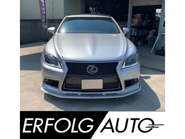 ＬＳ ＬＳ４６０　Ｆスポーツ　クルコン　冷暖房シート　電動シート　ブラインドスポットモニター　メモリーシート　バックカメラ　ＥＴＣ　２２インチアルミフロントリップスポイラ（ＡＩＭＧＡＩＮエイムゲイン）サイドスポイラ（モデリスタ）（2枚目）