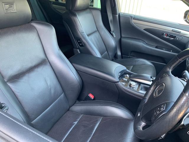 ＬＳ ＬＳ４６０　Ｆスポーツ　クルコン　冷暖房シート　電動シート　ブラインドスポットモニター　メモリーシート　バックカメラ　ＥＴＣ　２２インチアルミフロントリップスポイラ（ＡＩＭＧＡＩＮエイムゲイン）サイドスポイラ（モデリスタ）（12枚目）