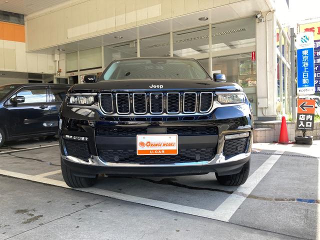 ジープ・グランドチェロキー リミテッド　禁煙車　前後ドラレコ　ＥＴＣ　シートヒーター　フロントサイドバックカメラ　運転席助手席サイドカーテンエアバック　スマートキー　電動シート　電動リアゲード（2枚目）