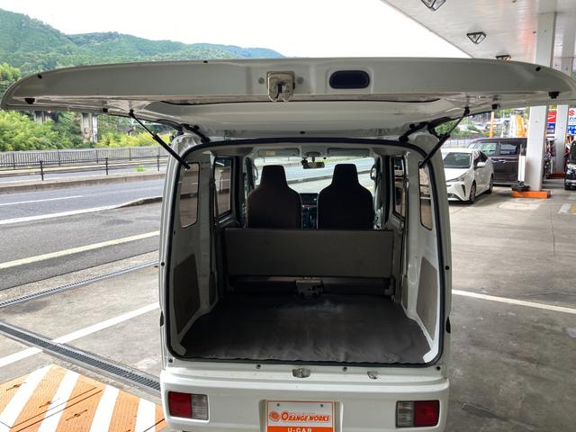 エブリイ ＧＡ　ＥＴＣ　ドラレコ　ルーフラック　両側スライドドア　運転席助手席エアバック　ワンオーナー　衝突安全ボディ　修復歴なし　走行距離１３００００ｋｍ（26枚目）