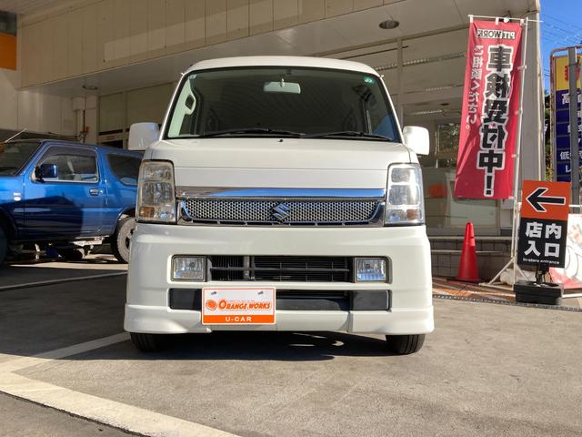 エブリイワゴン PZターボスペシャル 禁煙車 ETC 両側電動自動スライドドア 運転席助手席エアバック シートヒーター ABS 衝突安全ボディ 盗難防止システム キーレスエントリー(2枚目)