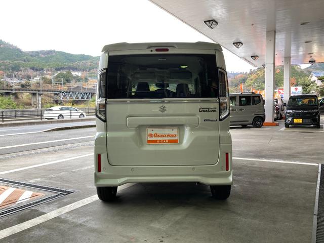 スペーシアカスタム ハイブリッドＸＳ　運転席助手席サイドカーテンエアバック　クルーズコントロール　オットマン　レーンキープアシスト　スマートキー　ベンチシート　両側電動スライドドア　盗難防止装置（6枚目）