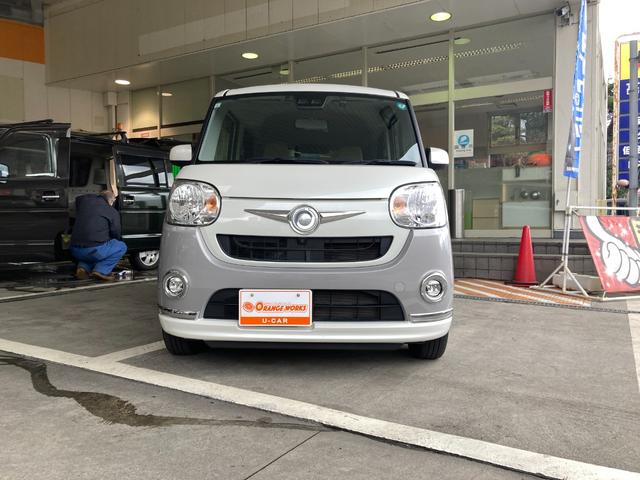 ムーヴキャンバス Ｘメイクアップリミテッド　ＳＡＩＩＩ　禁煙車　ＥＴＣ　両側電動スライドドア　ドラレコ　ワンオーナー　フロントサイドバックカメラ　運転席助手席サイドエアバック　レーンキープアシスト　スマートキー　アクセル踏み間違い防止装置（2枚目）