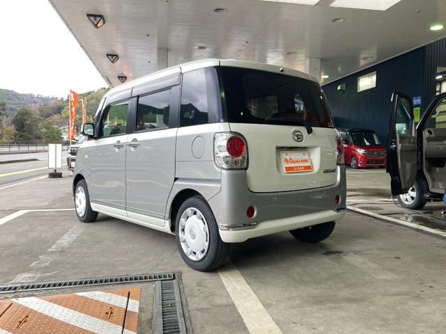 ムーヴキャンバス Ｘメイクアップリミテッド　ＳＡＩＩＩ　禁煙車　ＥＴＣ　両側電動スライドドア　ドラレコ　ワンオーナー　フロントサイドバックカメラ　運転席助手席サイドエアバック　レーンキープアシスト　スマートキー　アクセル踏み間違い防止装置（5枚目）