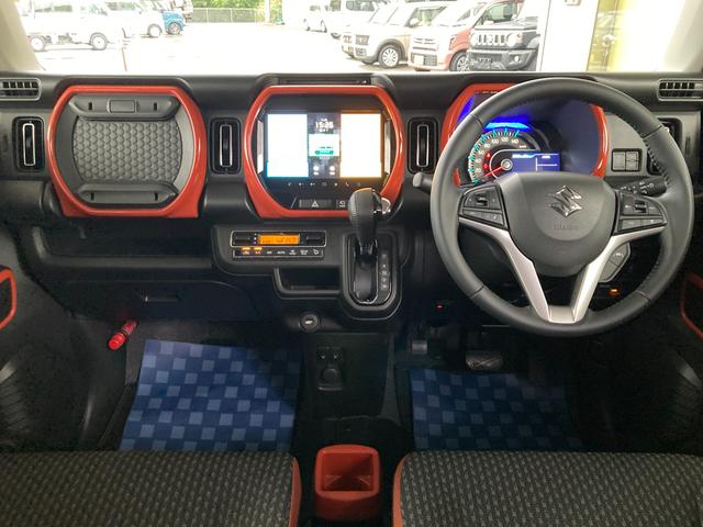 ハスラー HYBRID Xターボ 全方位ナビ ドラレコ ETC2.0 デュアルカメラブレーキサポート(前後衝突軽減ブレーキ) 全方位モニター付きメモリーナビゲーション(Bluetooth対応) 前後ドライブレコーダー ETC2.0 アダプティブクルーズコントロール(4枚目)