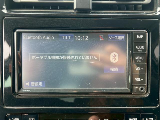 プリウス 　衝突軽減ブレーキ・ナビ・Ｂｌｕｅｔｏｏｔｈ・リアクリアランスソナー・ラジオ・バックカメラ・ＥＴＣ車載器・横滑り防止装置・レーンアシスト・プッシュスタート・スマートキー・オートライト・ＬＥＤヘッドライト（7枚目）