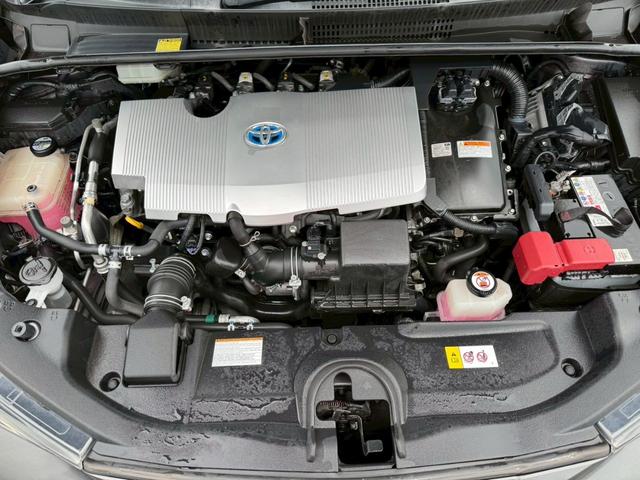 プリウス Ｓ　ナビ・・Ｂｌｕｅｔｏｏｔｈ・テレビ・ＡＭ・ＦＭ・バックカメラ・ＥＴＣ車載器・横滑り防止措置・車両接近通報・プッシュスタート・スマートキー・ステアリングリモコン・電動格納ミラー・パワーウィンドウ・ＡＢＳ（72枚目）
