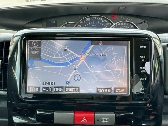 タント カスタムＲＳ　グー鑑定書付／純正ナビ／テレビ／Ｂｌｕｅｔｏｏｔｈ／ＣＤ／ＤＶＤ／パワースライドドア／ＥＴＣ／スマートキー／ディスチャージヘッドライト／オートエアコン／純正アルミホイール／フラットシート／ベンチシート（6枚目）