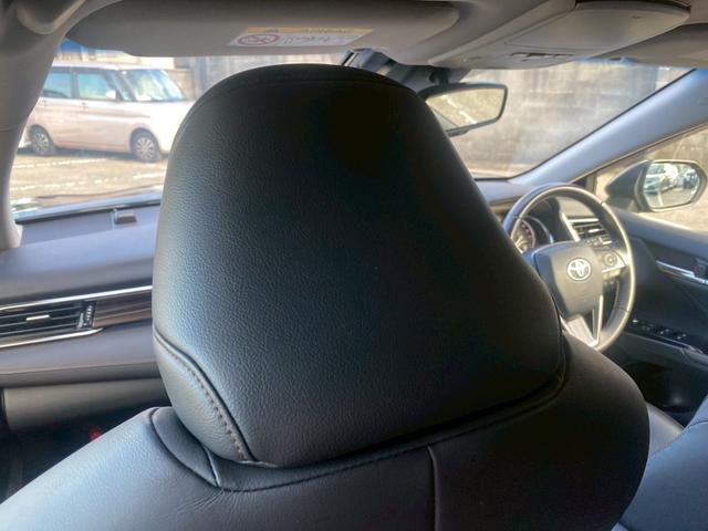 カムリ Ｇレザーパッケージ　グー鑑定書付／衝突軽減ブレーキ／純正ナビ／フルセグテレビ／Ｂｌｕｅｔｏｏｔｈ／ＣＤ／ＤＶＤバックカメラ／ＥＴＣ車載器／パワーシート／シートヒーター／アダプティブクルーズコントロール／ＬＥＤヘッドライト（61枚目）