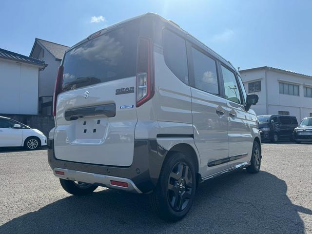 スペーシアギア ハイブリッドＸＺ　グー鑑定書付／届出済未使用車／純９インチナビ／全方位カメラ／衝突軽減ブレーキ／両側パワースライドドア／クルーズコントロール／電子制御パーキングブレーキ／シートヒーター／フルセグＴＶ／Ｂｌｕｅｔｏｏｔｈ（15枚目）