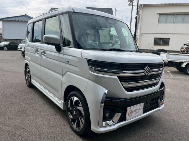 スペーシアカスタム ハイブリッドXS グー鑑定書付/届出済未使用車/両側パワースライドドア/衝突軽減ブレーキ/シートヒーター/ハンドルヒーター/クルーズコントロール/コーナーセンサー/ヘッドアップディスプレイ/スペアスマートキー(14枚目)