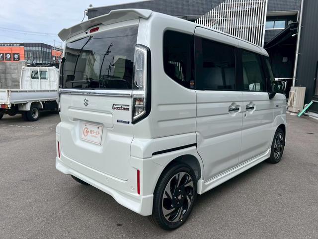 スペーシアカスタム ハイブリッドXS グー鑑定書付/届出済未使用車/両側パワースライドドア/衝突軽減ブレーキ/シートヒーター/ハンドルヒーター/クルーズコントロール/コーナーセンサー/ヘッドアップディスプレイ/スペアスマートキー(15枚目)