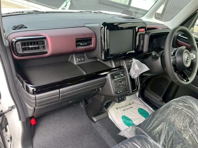 スペーシアカスタム ハイブリッドXS グー鑑定書付/届出済未使用車/両側パワースライドドア/衝突軽減ブレーキ/シートヒーター/ハンドルヒーター/クルーズコントロール/コーナーセンサー/ヘッドアップディスプレイ/スペアスマートキー(65枚目)