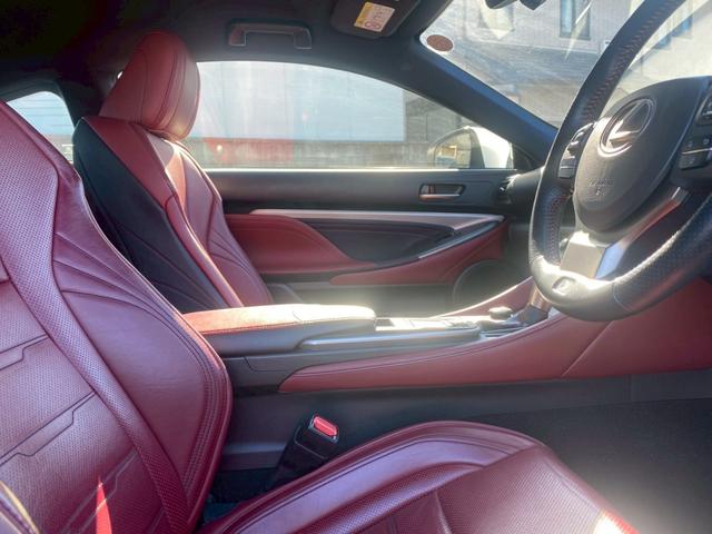 RC RC350 Fスポーツ グー認定書付/純正オーディオ/バックカメラ/ETC車載器/パワーシート/ハンドルヒーター/シートヒーター/シートクーラー/パーキングセンサー/Bluetooth/テレビ/純正19インチアルミホイール(52枚目)