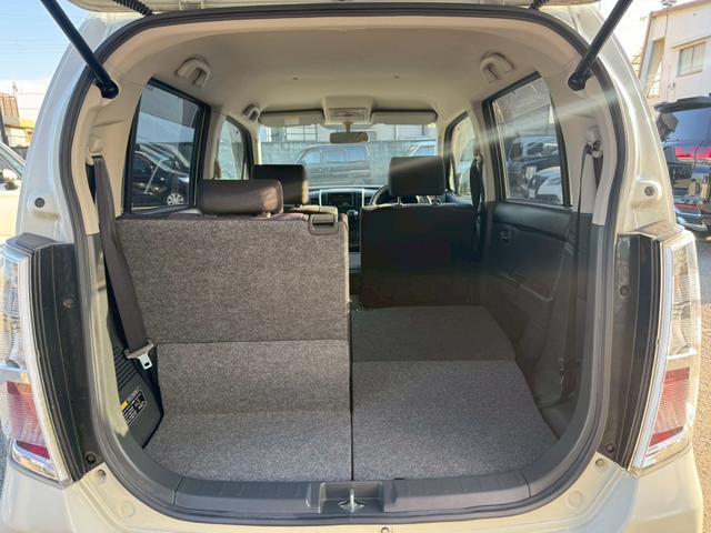 ワゴンRスティングレー リミテッドII グー鑑定書付/オーディオ/ラジオ/シートヒーター/プッシュスタート/スマートキー/ディスチャージヘッドライト/純正15インチアルミホイール/オートライト/オートエアコン/フルフラットシート(56枚目)